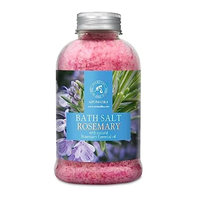 Afbeelding van Badzout Rozemarijn 600g Zeezout Tegen Acne Droge Huid Spierpijn Vermoeidheid Huidverzorging Aromatherapie Anti Stress Bad Spa Wellness Ontspanning Aging