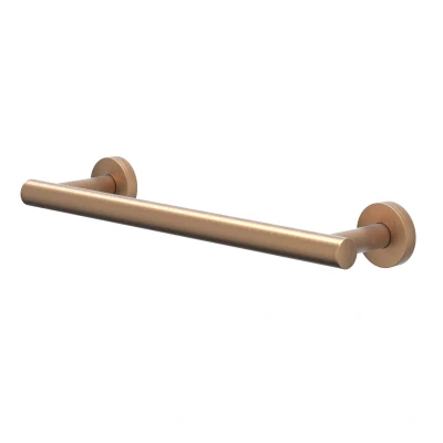 Afbeelding van IVY badgreep 30cm enkel Geborsteld Mat Koper PVD