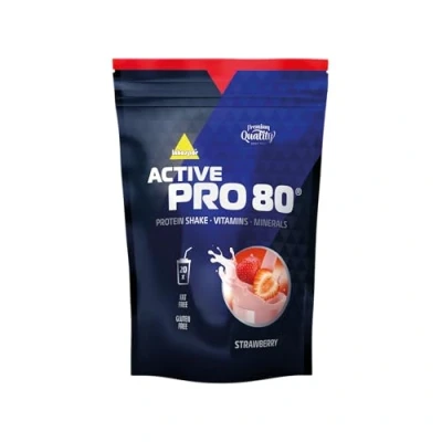 Afbeelding van Inko Active Pro 80 zak 2 pack (2x500g) aardbei (D)