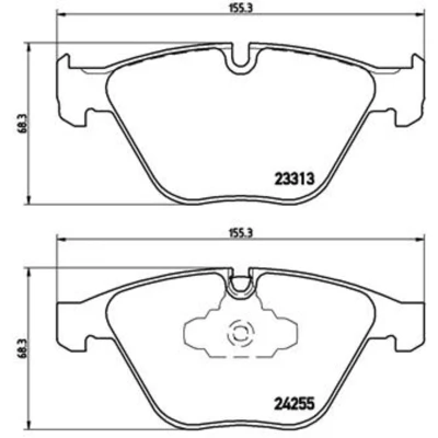 Afbeelding van Brembo Remblokset P 06 055