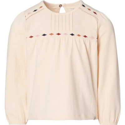 Afbeelding van Noppies Meisjes Longsleeve Kenner Butter Cream 128