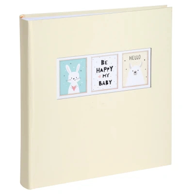 Afbeelding van Alb livre 60p blanc 29x32cm Sweet jaune per 3