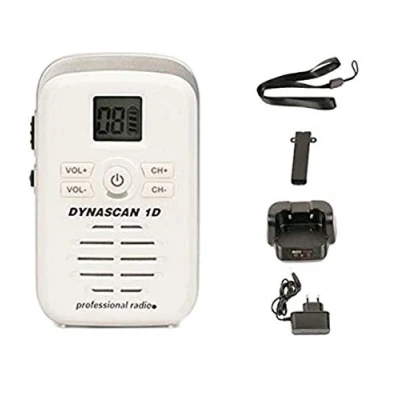 Afbeelding van Dynascan 1D mini PMR446 portofoon Wit