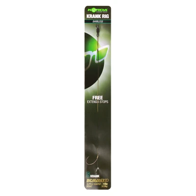 Afbeelding van Korda Krank Ready Rig Kamo Barbless(1pc) Maat : 6