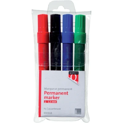 Afbeelding van Permanent marker Quantore rond 1 1.5mm assorti