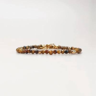 Afbeelding van Ava&amp;Imber Sparkling Tijgeroog Armband Stainless Steel (RVS)