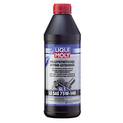 Afbeelding van LIQUI MOLY Volsynthetische hypoïdtransmissieolie (GL5) LS SAE 75W 140 1 L Gearolie Hydraulische olie SKU: 1126
