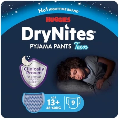Afbeelding van Huggies DryNites jongens 13+ jaar (48 60 kg) 27 luierbroekjes