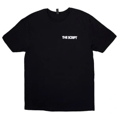 Afbeelding van The Script Satellites &amp; Pocket Logo Heren T shirt L Zwart