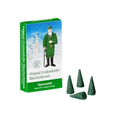 Afbeelding van Crottendorfer Originele rookkaarsen 3 x 24 stuks (dennengeur)