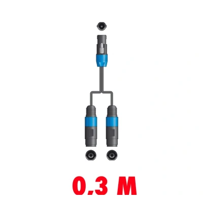 Afbeelding van QTX SPK speakon splitter