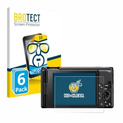 Afbeelding van BROTECT Screenprotector voor Sony ZV 1A Folie Beschermfolie transparant (6 Stuks)