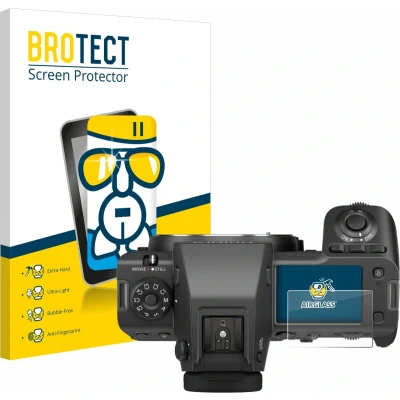Afbeelding van BROTECT Screenprotector voor Fujifilm GFX100 II (Schouderdisplay) Folie Beschermfolie Beschermglas transparant