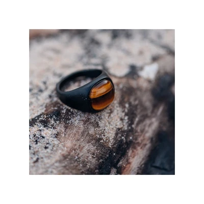 Afbeelding van iXXXi Men Cadillac Zwart Mat Heren Ring (sieraad) 23mm