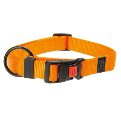 Afbeelding van Karlie Art Sportiv Plus halsband verstelbaar nieuwe universele kleuren mix en match L: 40 55 cm B: 20 mm M oranje
