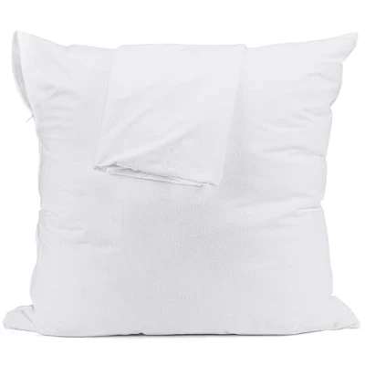 Afbeelding van Utopia Bedding Waterdichte Badstof Kussenhoezen (60 x 60 cm Set van 2) Kussensloop met Ritssluiting