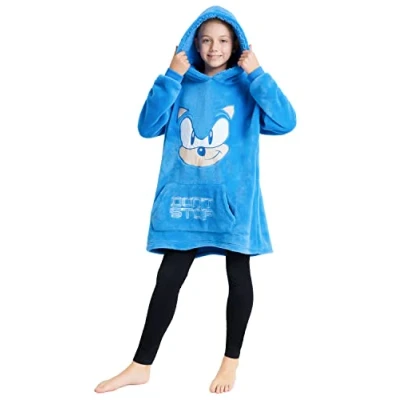 Afbeelding van SONIC THE HEDGEHOG Grappig sweatshirt voor jongens kinderen, Blauw, One Size