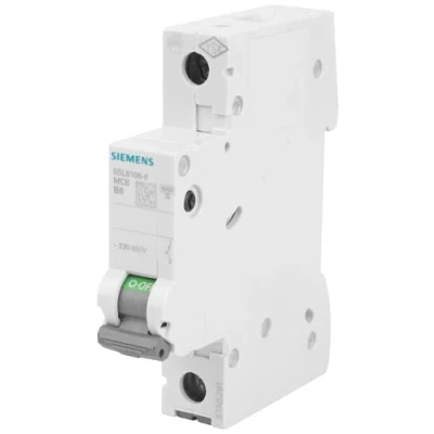 Afbeelding van Siemens rcbo compact 195v 10a 1ka 50hz 2 polen ip20 5sv1316 6kk10