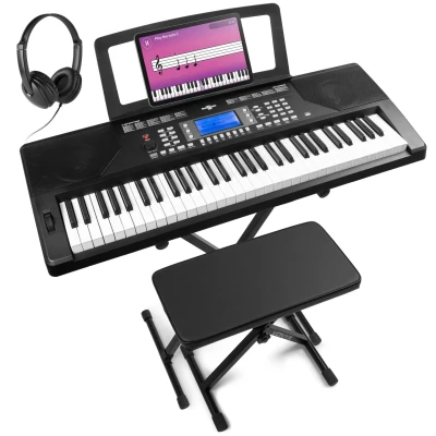 Afbeelding van MAX Rhapsody61P keyboard set met standaard, bankje en koptelefoon