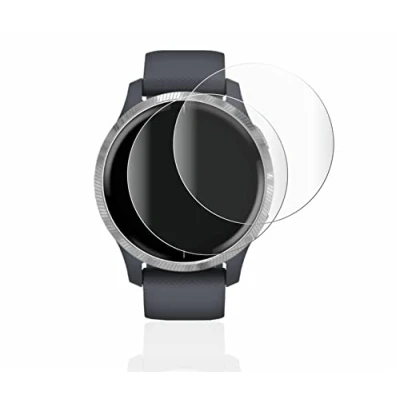 Afbeelding van BROTECT Screenprotector voor Garmin Venu (43 mm) Folie Beschermfolie transparant volledig dekking (2 Stuks)