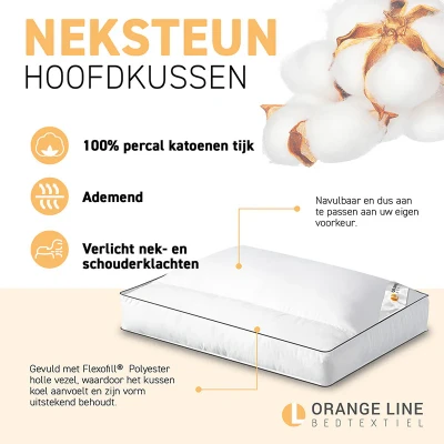 Afbeelding van Hoofdkussen Comfort Neksteun Geschikt Voor Zij En Rugslapers Dekbed Discounter.nl