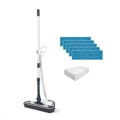 Afbeelding van Polti Moppy White Premium Vloerreiniger, inclusief extra dweildoeken, geschikt voor alle soorten vloeren en wasbare, verticale oppervlakken