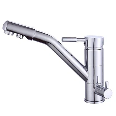 Afbeelding van 3 Way Tap voor Drinkwater Keuken Water Mixer Hendel in 1 Mengkraan Sink Filter Systeem