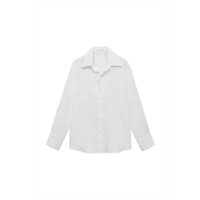 Afbeelding van MANGO Blouse &#039;SAMARI&#039; wit