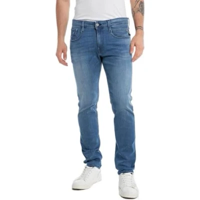 Afbeelding van Replay Anbass Slim fit jeans, Heren, Maat: 29x30, Dark blue