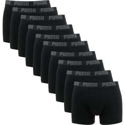 Afbeelding van PUMA Basic Boxer 10 pack Solid Black Maat S
