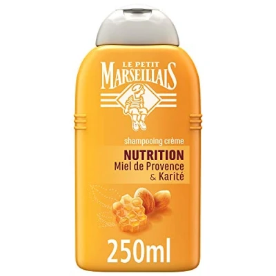 Afbeelding van Le Petit Marseillais Abîmés/Cassants Karité Shampoo voor droog haar, honing, kleur 250 ml, 3 stuks