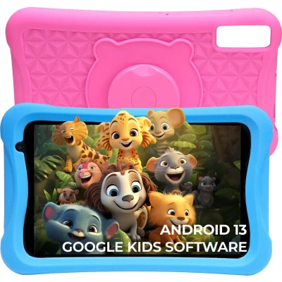 Afbeelding van Denver Kindertablet Android 13 Ouderlijk Toezicht 4GB RAM 64GB intern geheugen 8 Inch TIO80105K