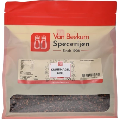 Afbeelding van Van Beekum Specerijen Kruidnagel Heel 1 kilo (hersluitbare stazak)