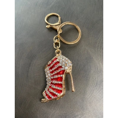 Afbeelding van Sleutelhanger Hoge Hak met Strass (4.5 x 3.5 cm)