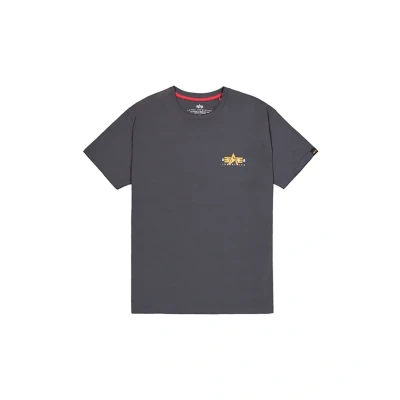 Afbeelding van Alpha Industries Tshirt print, Heren, Maat: Small, Vintage grey