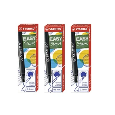 Afbeelding van Inktpatronen om bij te vullen STABILO EASYoriginal Refill fine 3x 3 pack blauw (uitwisbaar)