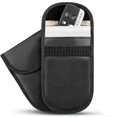 Afbeelding van Generise Autosleutel Fob RFID Signaal Blocker Pouch Keyless Entry Diefstal Case Faraday Cage Bag