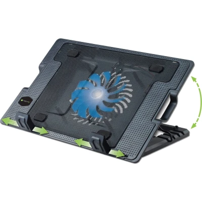 Afbeelding van TECHLY NOTEBOOK COOLING PAD Geschikt voor notebooks tot 17.3&quot; ICOOL CP12TY