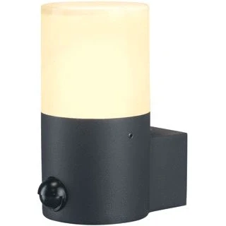 Afbeelding van Slv grafit e27 rond sensor wandopbouwarmatuur antraciet 1006179