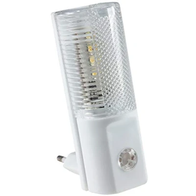 Afbeelding van ChiliTec Led nachtlampje, oriëntatielicht met nachtsensor, stopcontact 230 V, schakelt in het donker, 1 stuks, watt, wit