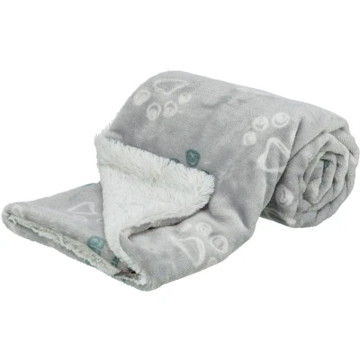 Afbeelding van Trixie hondendeken jimmy soft lichtgrijs 100x70 cm