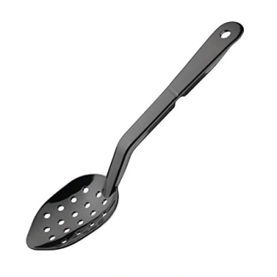 Afbeelding van Vogue geperforeerde serveerlepel zwart 28cm