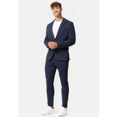 Afbeelding van Jeff EZRA SET Kostuum, Heren, Maat: 54, Dark navy