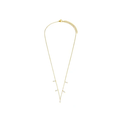Afbeelding van Lucardi Basic Ketting goldcoloured, Dames, Maat: One Size, Gold/coloured