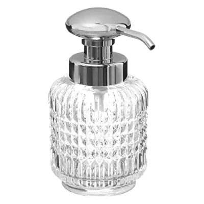 Afbeelding van 5Five Zeeppompje/dispenser Diamond Lotion transparant 8 x 16 cm 270 ml glas Zeeppompjes