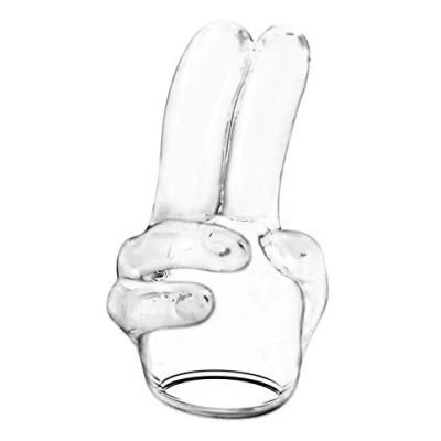 Afbeelding van POWER Opzetstuk Wand Vibrator Double Finger