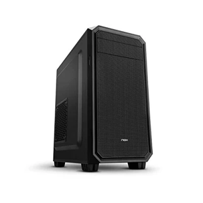 Afbeelding van ATX Mini tower Box met kaartlezer Nox NXCBAYMX2 Zwart