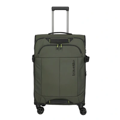 Afbeelding van Travelite Briize 4W Trolley M khaki Zachte koffer
