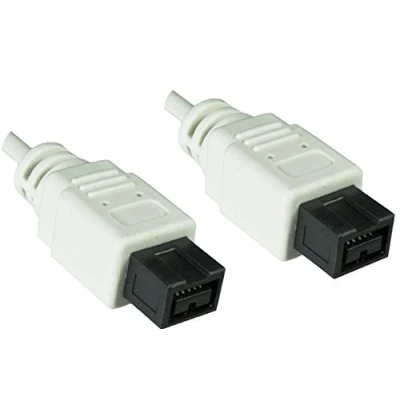 Afbeelding van FireWire 800 kabel met 9 pins connectoren / wit 1 meter