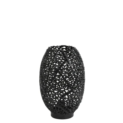 Afbeelding van Light &amp; Living Sinula tafellamp Ø24x40 cm mat zwart Metaal